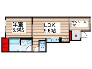 ファインハウスⅣの物件間取画像